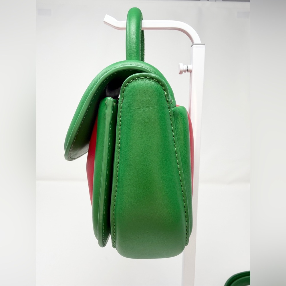 Kate Spade Puffy Watermelon Mini Top Handle bag with crossbody strap - Picture 5 of 17